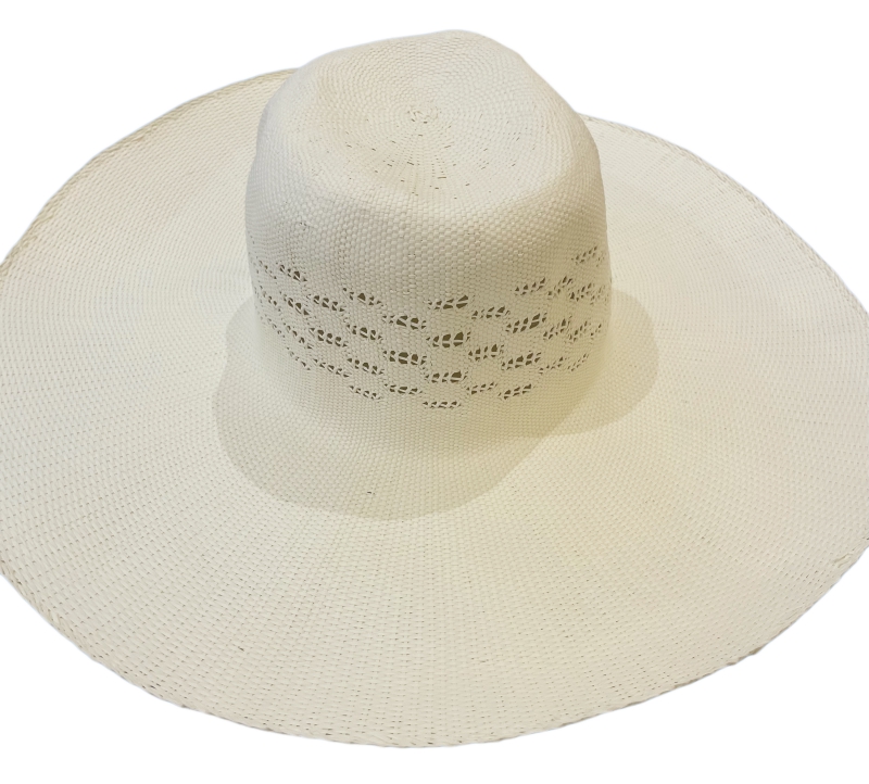 	Bangora Straw Wide Brim Hat Blank - Unfinished Hat Body (SHW2609)