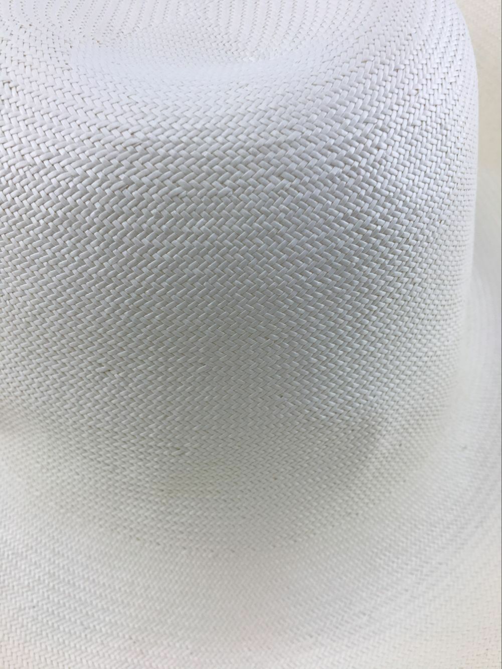 White 5BU Japanese Toyo Paper Solid 2x2 Weaving Cowboy Hat Body