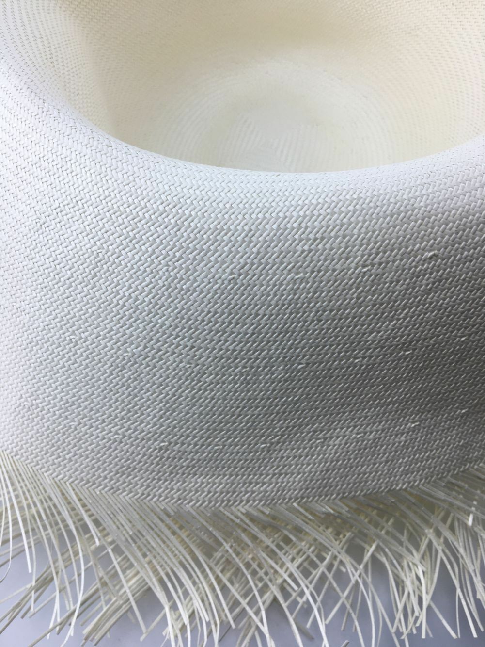 White 5BU Japanese Toyo Paper Solid 2x2 Weaving Cowboy Hat Body