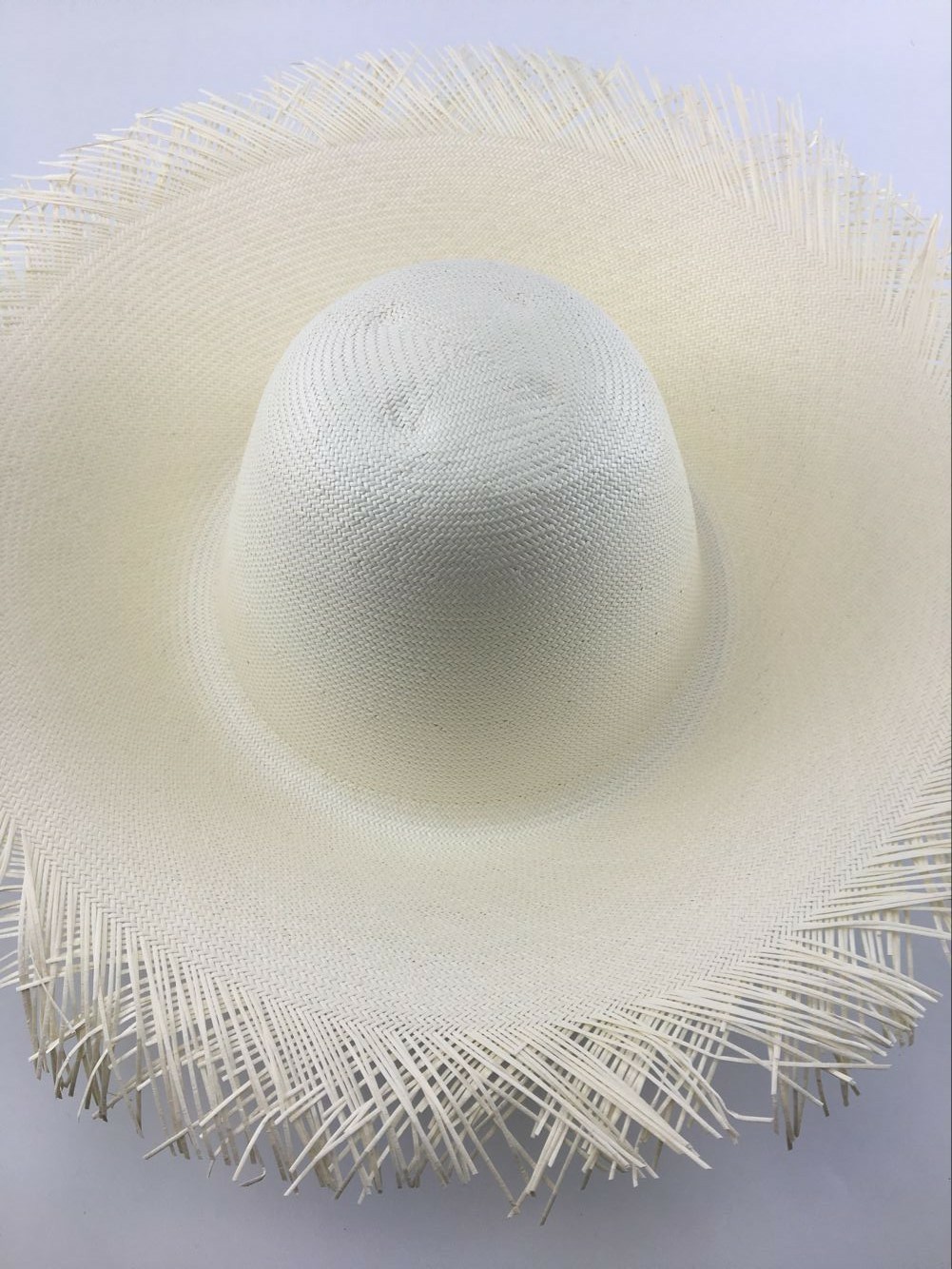 White 5BU Japanese Toyo Paper Solid 2x2 Weaving Cowboy Hat Body