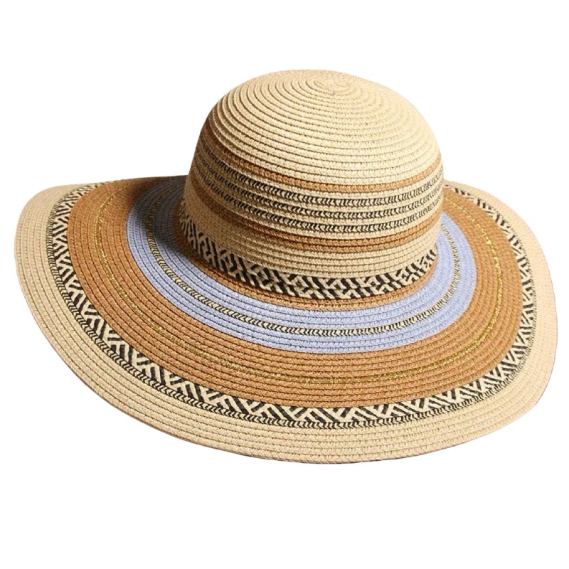 SGC-WB25003 Women's Wide Brim Straw Hat 
