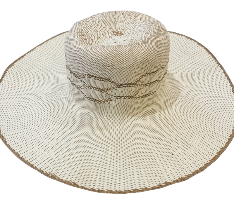 Bangora Straw Wide Brim Hat Blank - Unfinished Hat Body