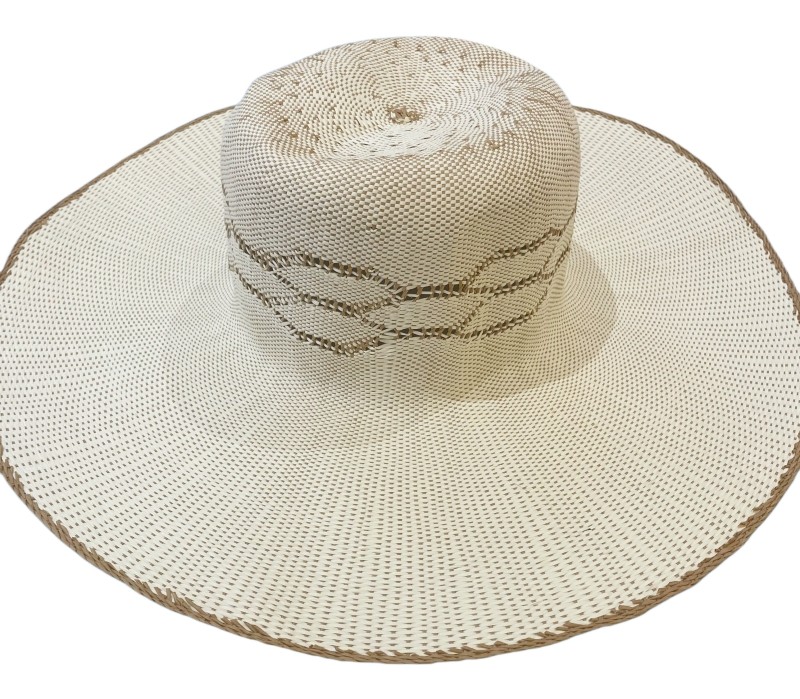 Bangora Straw Wide Brim Hat Blank - Unfinished Hat Body